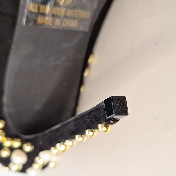 #AEU Liliana heels with white and gold studs sz 10 - Picture 11 of 12